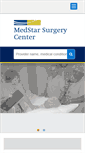Mobile Screenshot of medstarsurgerycenter.org